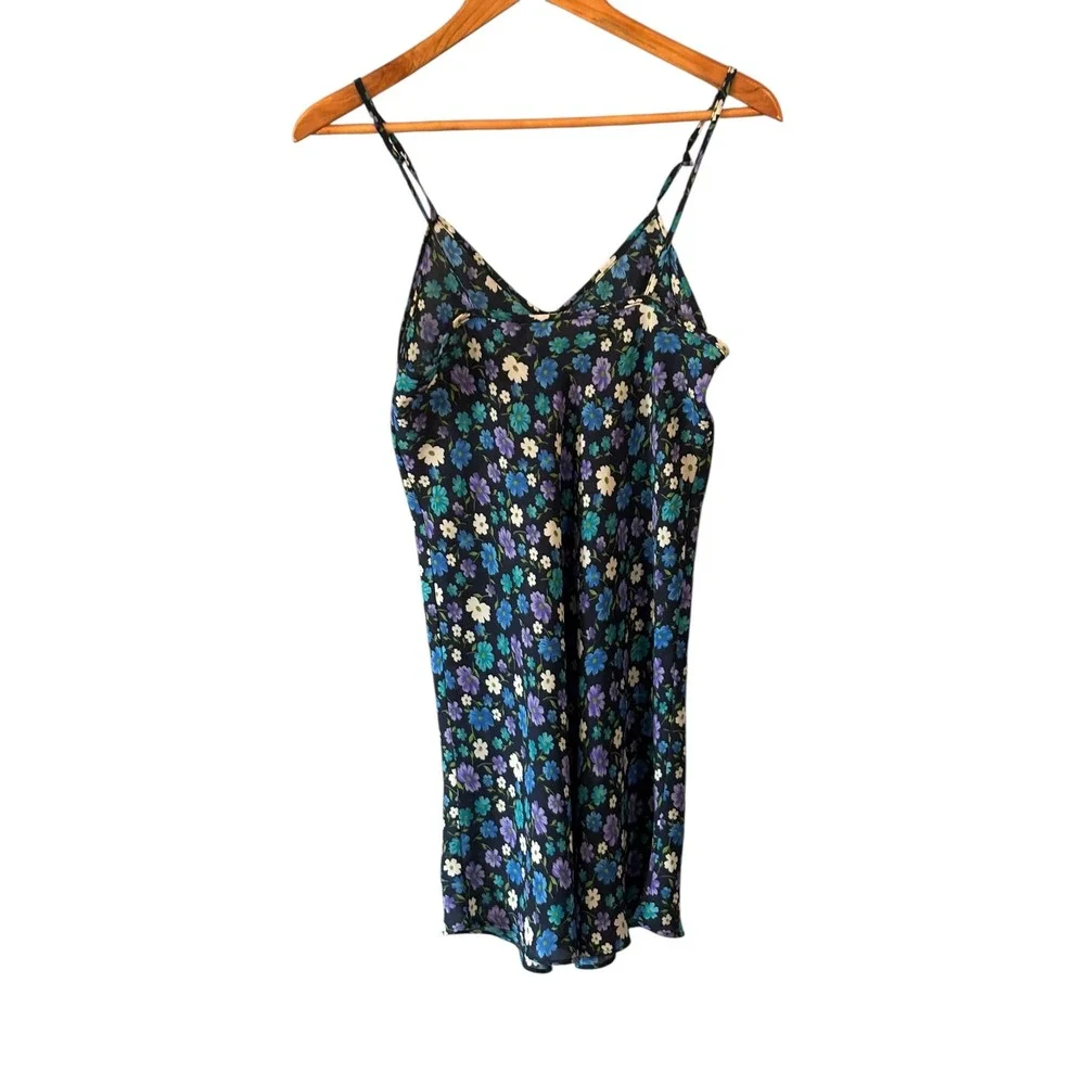 VTG Kristine‎ Tyler Intimates Floral Slip Dress S